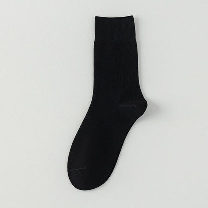 Plusock Soft Wide Quater Socks(5 Pairs) - Black - EU39-43(US6-9) - image 5