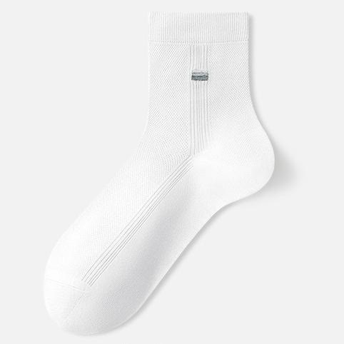 Plusock Silk Breathable Quater Socks(3 Pairs) - White - EU39‑43(US6‑9) - image 3
