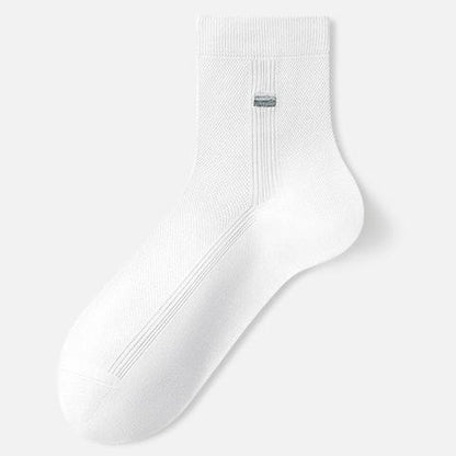 Plusock Silk Breathable Quater Socks(3 Pairs) - White - EU39‑43(US6‑9) - image 3