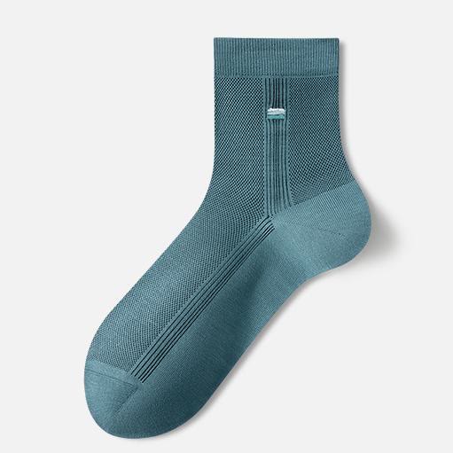 Plusock Silk Breathable Quater Socks(3 Pairs) - Green - EU39‑43(US6‑9) - image 7