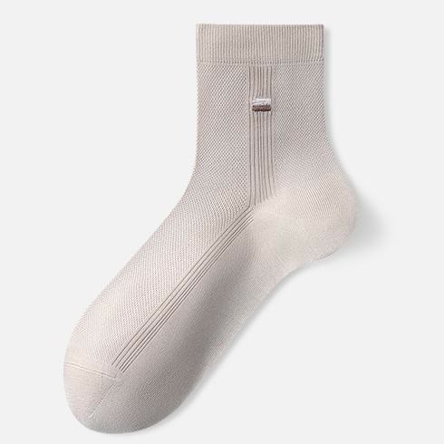 Plusock Silk Breathable Quater Socks(3 Pairs) - Light Gray - EU39‑43(US6‑9) - image 1