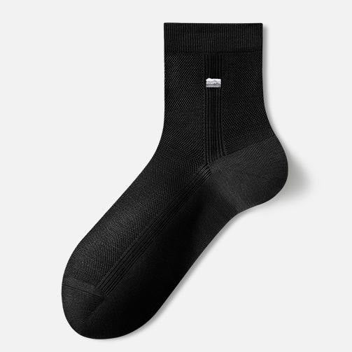 Plusock Silk Breathable Quater Socks(3 Pairs) - Blue - EU39‑43(US6‑9) - image 4