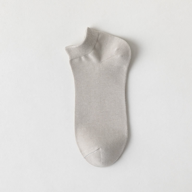 Plusock Soft Cotton Ankle Socks(5 Pairs) - Grey - EU39-44(US6-10) - image 5