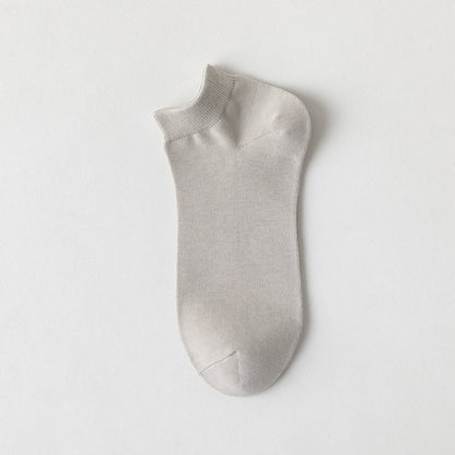 Plusock Soft Cotton Ankle Socks(5 Pairs) - Grey - EU39-44(US6-10) - image 5