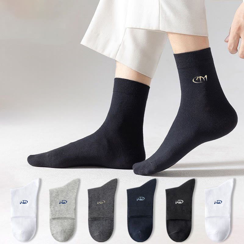 Plusock Classic Cotton Blend Quarter Socks(5 Pairs) - Multicolor - EU39-44(US6-10) - image 0