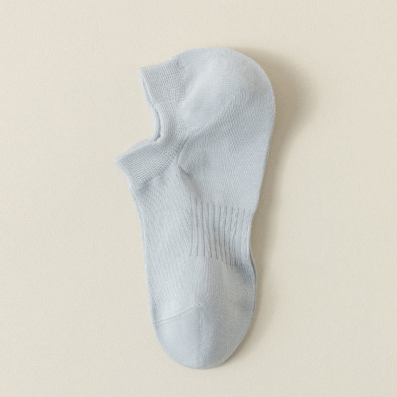 Plusock Cotton Ankle Socks(3 Pairs) - Grey - EU39-44(US6-10) - image 9