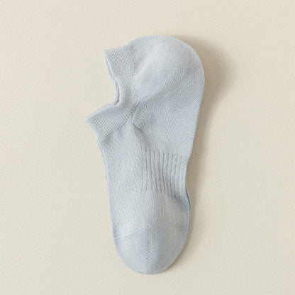 Plusock Cotton Ankle Socks(3 Pairs) - Grey - EU39-44(US6-10) - image 9