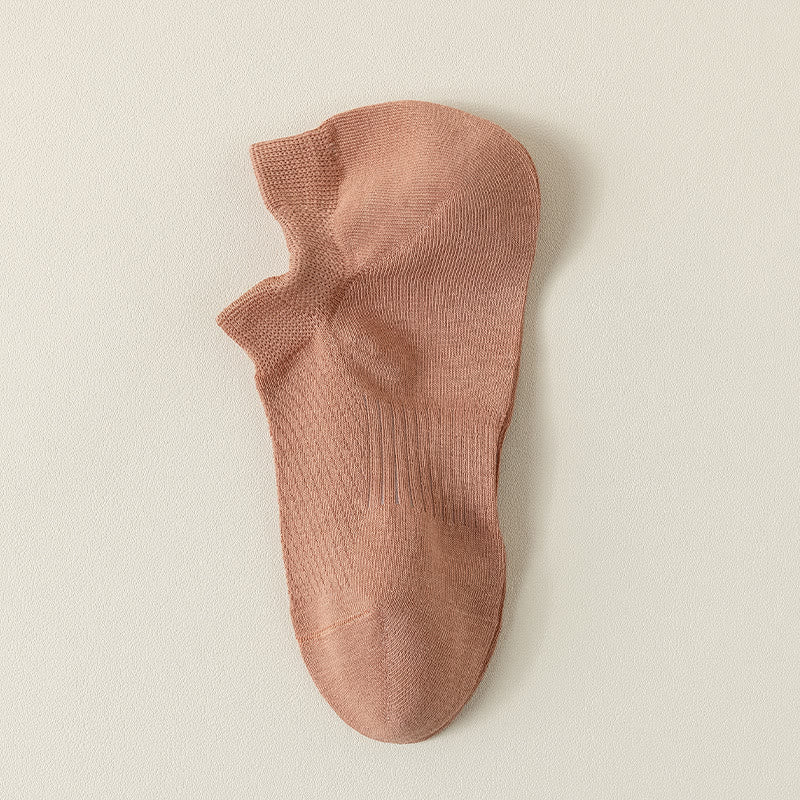 Plusock Cotton Ankle Socks(3 Pairs) - Red - EU39-44(US6-10) - image 8