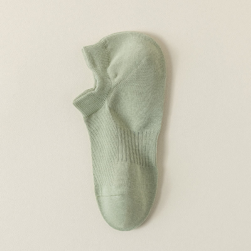 Plusock Cotton Ankle Socks(3 Pairs) - Green - EU39-44(US6-10) - image 5
