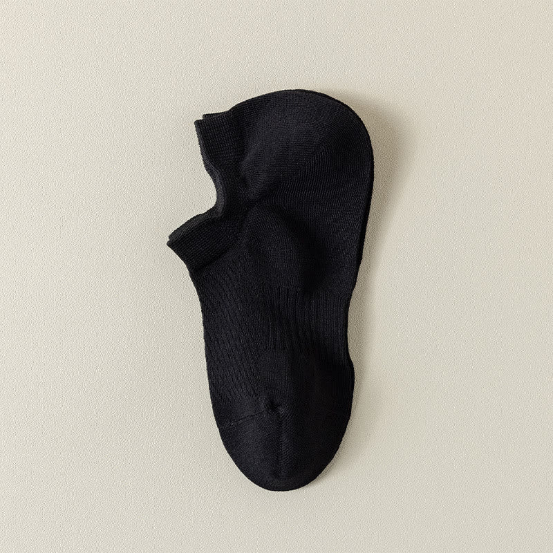 Plusock Cotton Ankle Socks(3 Pairs) - Black - EU39-44(US6-10) - image 2