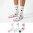 Plusock Colorblock Dot Sheer Quarter Socks (3 Pairs) - image 0