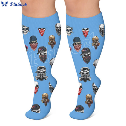 Plusock Plus Trendy Skull Compression Socks - image 2