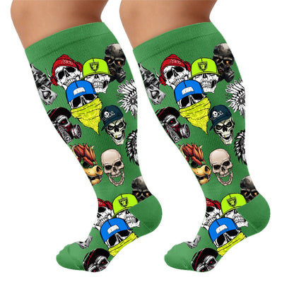 Plusock Plus Trendy Skull Compression Socks - image 6