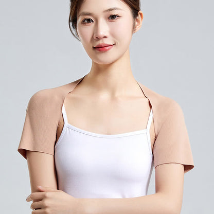 Plusock Lightweight Modal Short-Sleeve Top Shoulder Brace(2 Pieces) - Nude - XXL - image 2