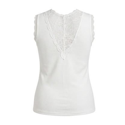 Plusock Plus Size Lace V Neck Tank Top - image 8