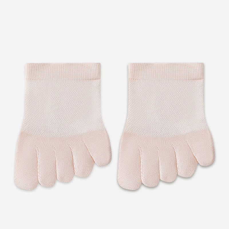 Plusock Cotton Soft Alignment Socks(5 Pairs) - Light Pink - EU36-40(US3-7) - image 13