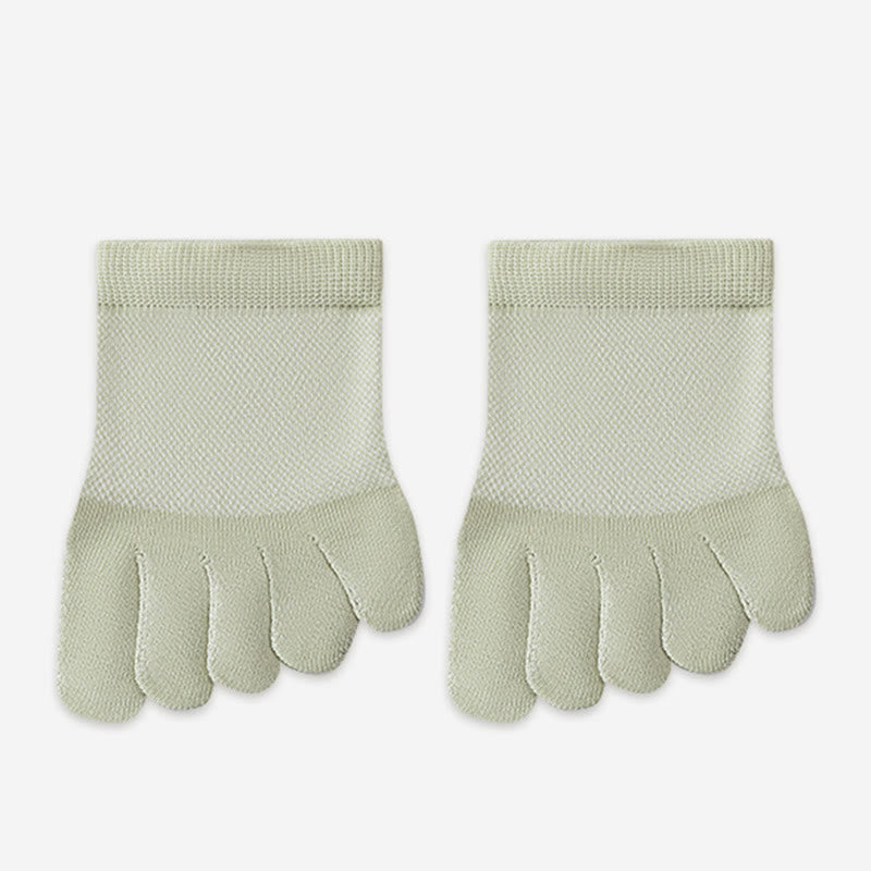 Plusock Cotton Soft Alignment Socks(5 Pairs) - Green - EU36-40(US3-7) - image 12