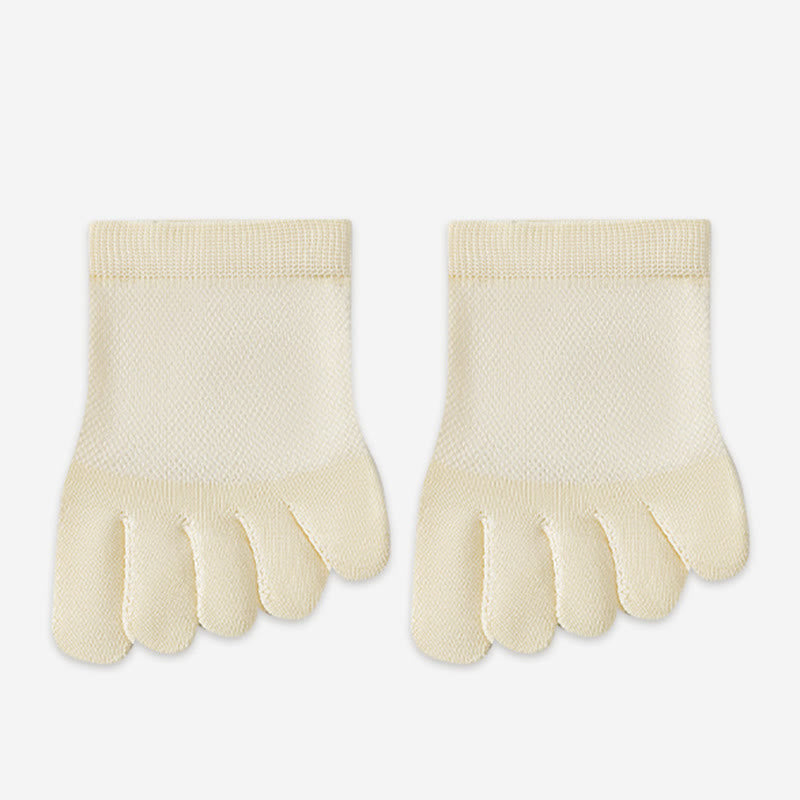 Plusock Cotton Soft Alignment Socks(5 Pairs) - Yellow - EU36-40(US3-7) - image 15