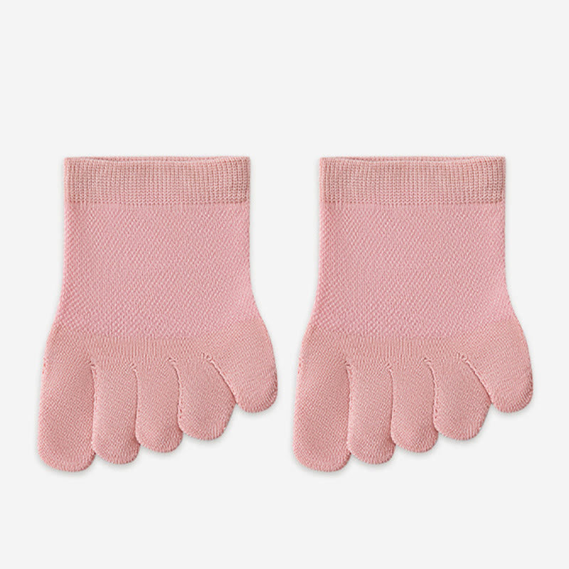 Plusock Cotton Soft Alignment Socks(5 Pairs) - Pink - EU36-40(US3-7) - image 14