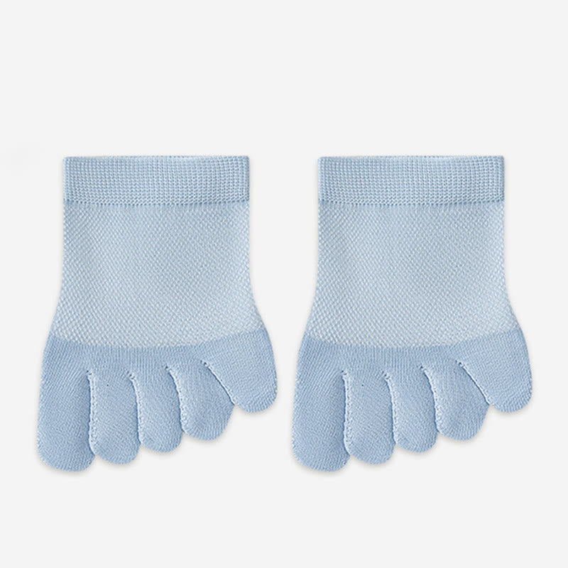 Plusock Cotton Soft Alignment Socks(5 Pairs) - Blue - EU36-40(US3-7) - image 16