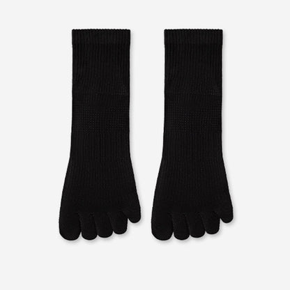 Plusock Breathable Cotton Alignment Socks(5 Pairs) - Black - EU39-45(US6-11) - image 10