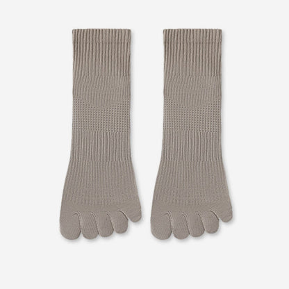 Plusock Breathable Cotton Alignment Socks(5 Pairs) - Grey - EU39-45(US6-11) - image 11