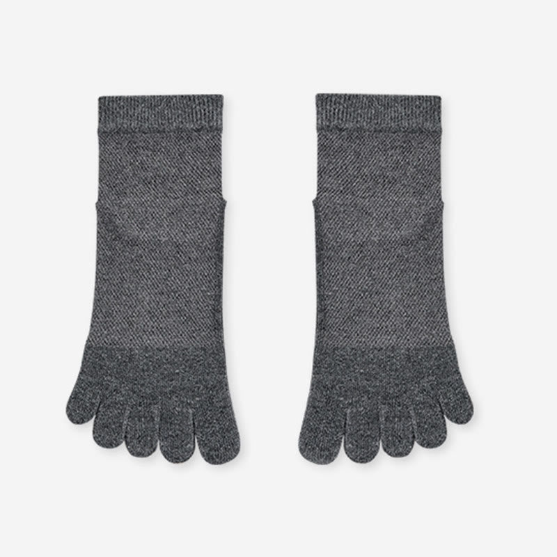 Plusock Breathable Antibacteria Alignment Socks(3 Pairs) - Dark Grey - EU40-45(US7-11) - image 14
