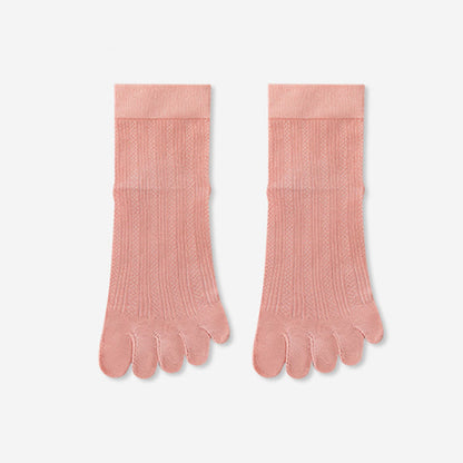 Plusock Bamboo Alignment Socks(3 Pairs) - Pink - EU36-40(US3-7) - image 12