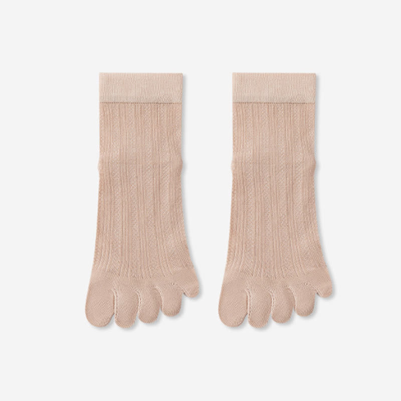 Plusock Bamboo Alignment Socks(3 Pairs) - Khaki - EU36-40(US3-7) - image 16