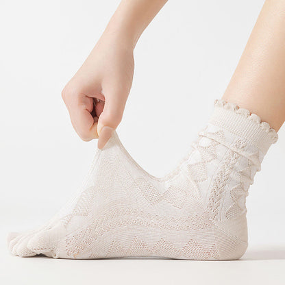 Plusock Cotton Mesh Alignment Socks(3 Pairs) - image 1