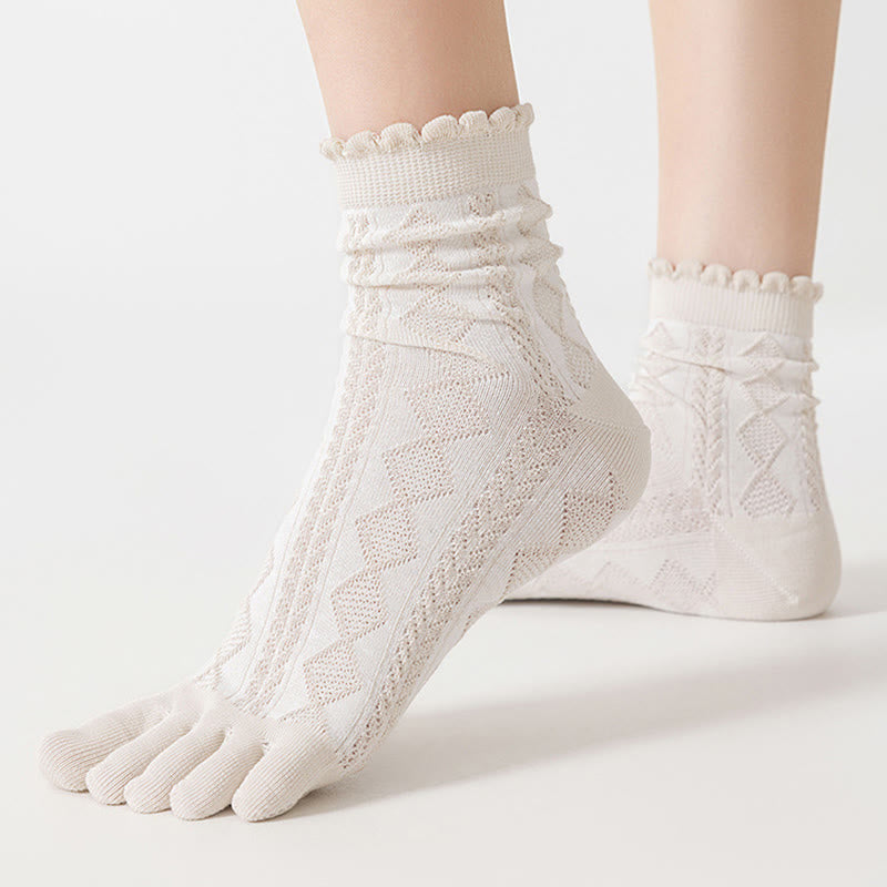 Plusock Cotton Mesh Alignment Socks(3 Pairs) - image 5