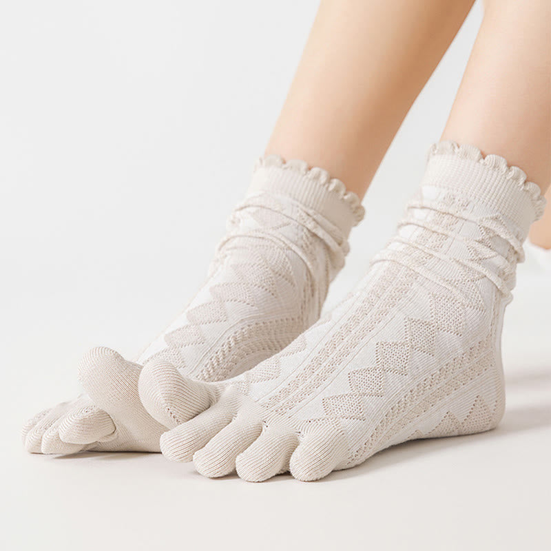 Plusock Cotton Mesh Alignment Socks(3 Pairs) - image 2