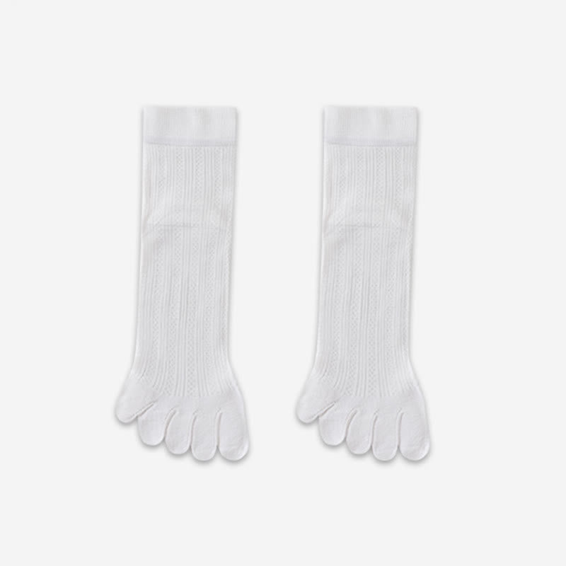 Plusock Bamboo Lightweight Alignment Socks(4 Pairs) - White - EU39-45(US6-11) - image 12