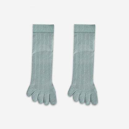 Plusock Bamboo Lightweight Alignment Socks(4 Pairs) - Green - EU39-45(US6-11) - image 16