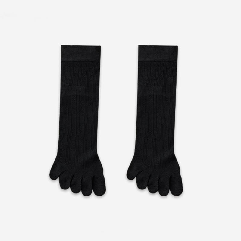 Plusock Bamboo Lightweight Alignment Socks(4 Pairs) - Black - EU39-45(US6-11) - image 15