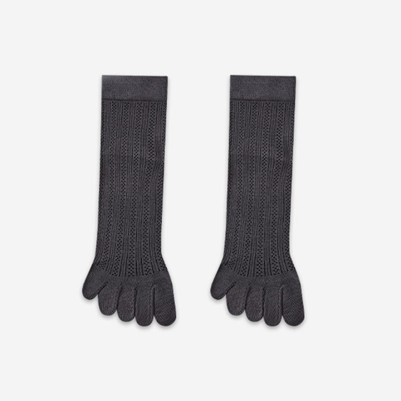 Plusock Bamboo Lightweight Alignment Socks(4 Pairs) - Dark Grey - EU39-45(US6-11) - image 17