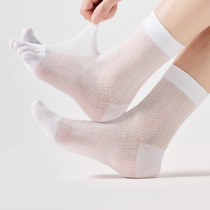 Plusock Bamboo Lightweight Alignment Socks(4 Pairs) - image 2