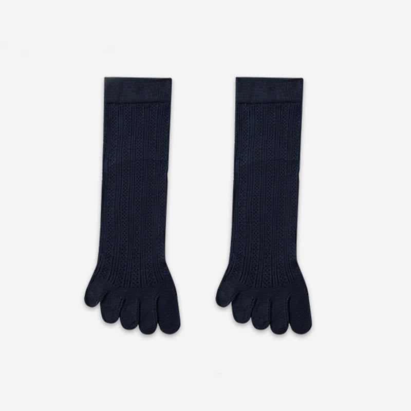 Plusock Bamboo Lightweight Alignment Socks(4 Pairs) - Navy Blue - EU39-45(US6-11) - image 13