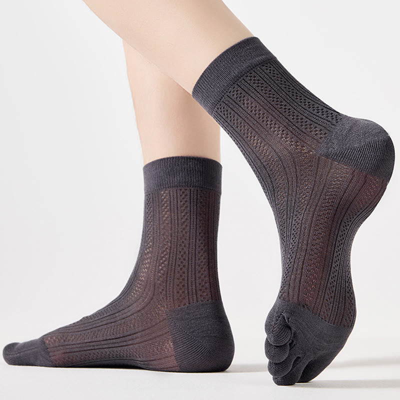Plusock Bamboo Lightweight Alignment Socks(4 Pairs) - image 5