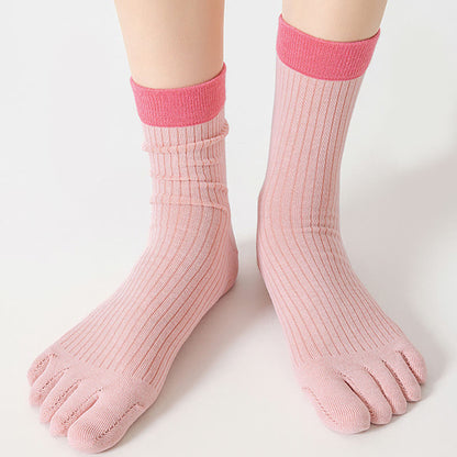 Plusock Casual Colorblock Alignment Socks(3 Pairs) - image 6