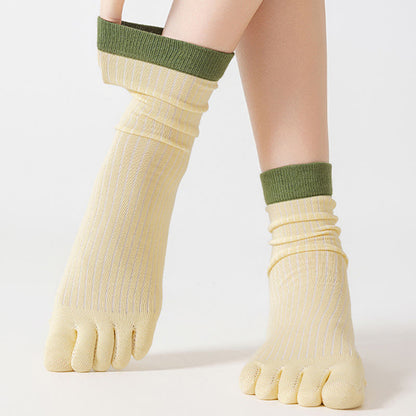 Plusock Casual Colorblock Alignment Socks(3 Pairs) - image 5