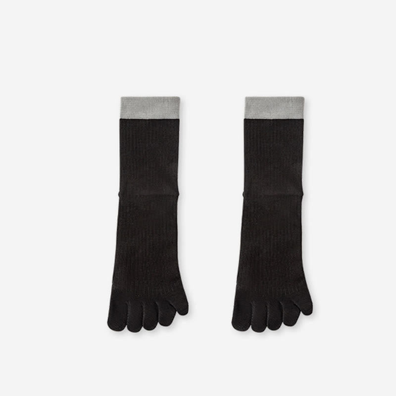 Plusock Casual Colorblock Alignment Socks(3 Pairs) - Black - EU36-40(US3-7) - image 12
