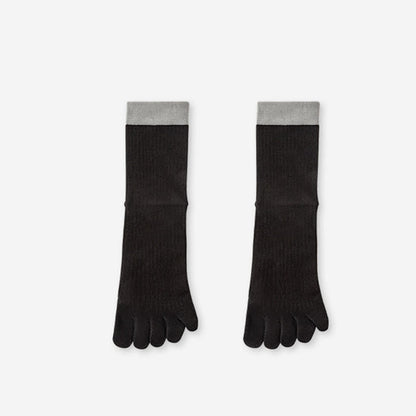 Plusock Casual Colorblock Alignment Socks(3 Pairs) - Black - EU36-40(US3-7) - image 12