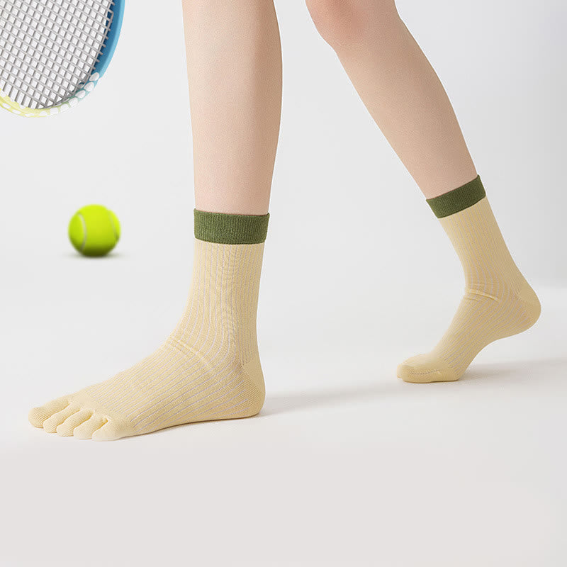 Plusock Casual Colorblock Alignment Socks(3 Pairs) - image 4