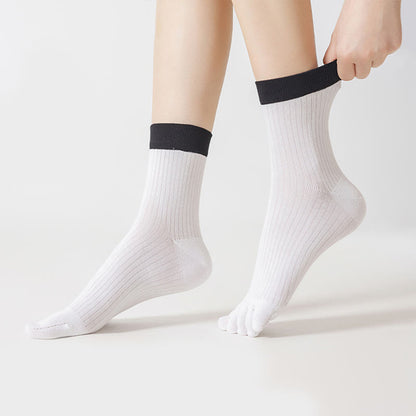 Plusock Casual Colorblock Alignment Socks(3 Pairs) - image 10