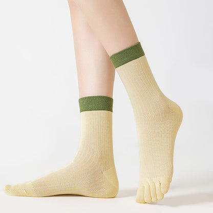Plusock Casual Colorblock Alignment Socks(3 Pairs) - image 3