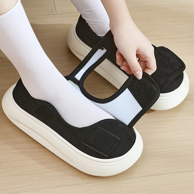 Plusock Plus Size Wide Open Design Slippers - image 1