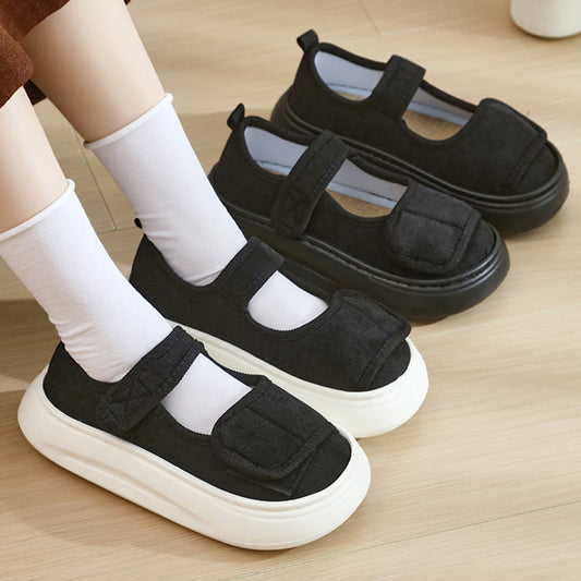 Plusock Plus Size Wide Open Design Slippers - image 0