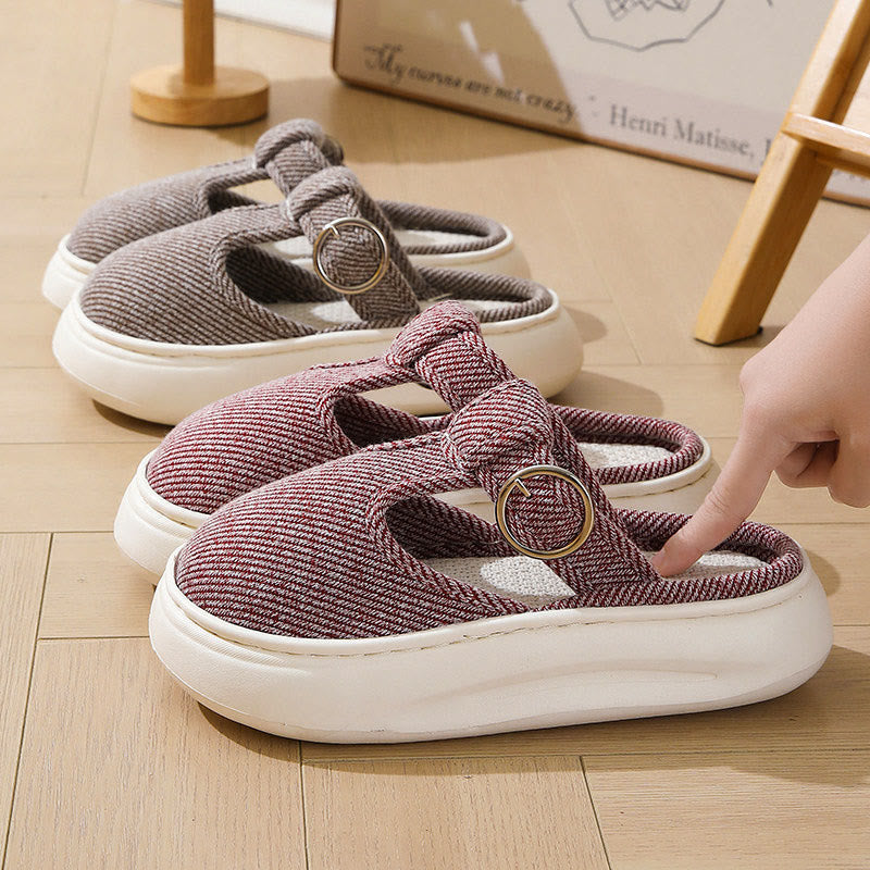 Plusock Plus Size Cozy Thick Sole Slippers - image 7