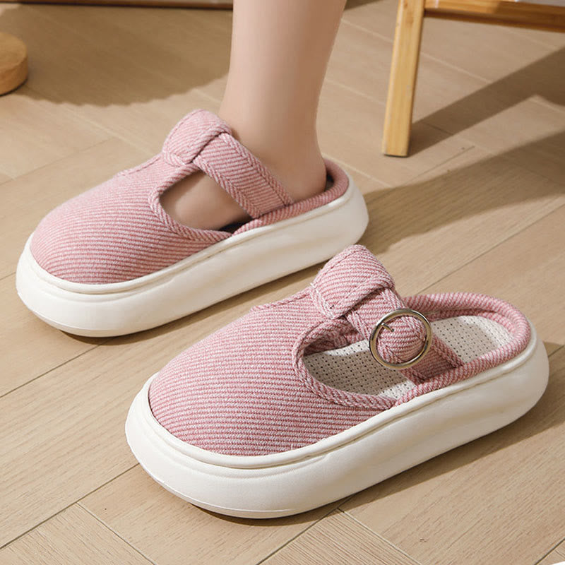 Plusock Plus Size Cozy Thick Sole Slippers - image 2